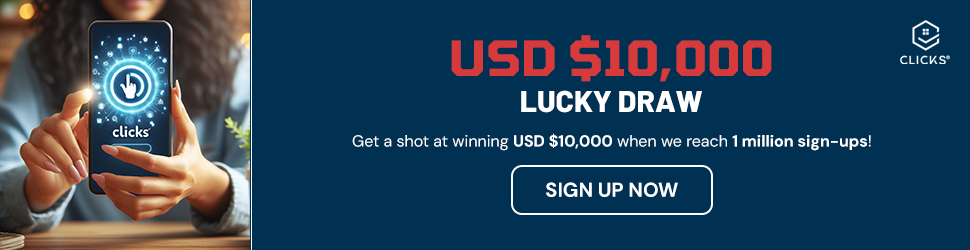 USD $10,000 Lucky Draw Banner